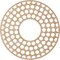 Ekena Millwork Fink Wood Fretwork Pierced Ceiling Medallion, Alder, 24"OD x 8 3/4"ID x 3/8"T CMWP24X24X0375FFAL - alternate 3